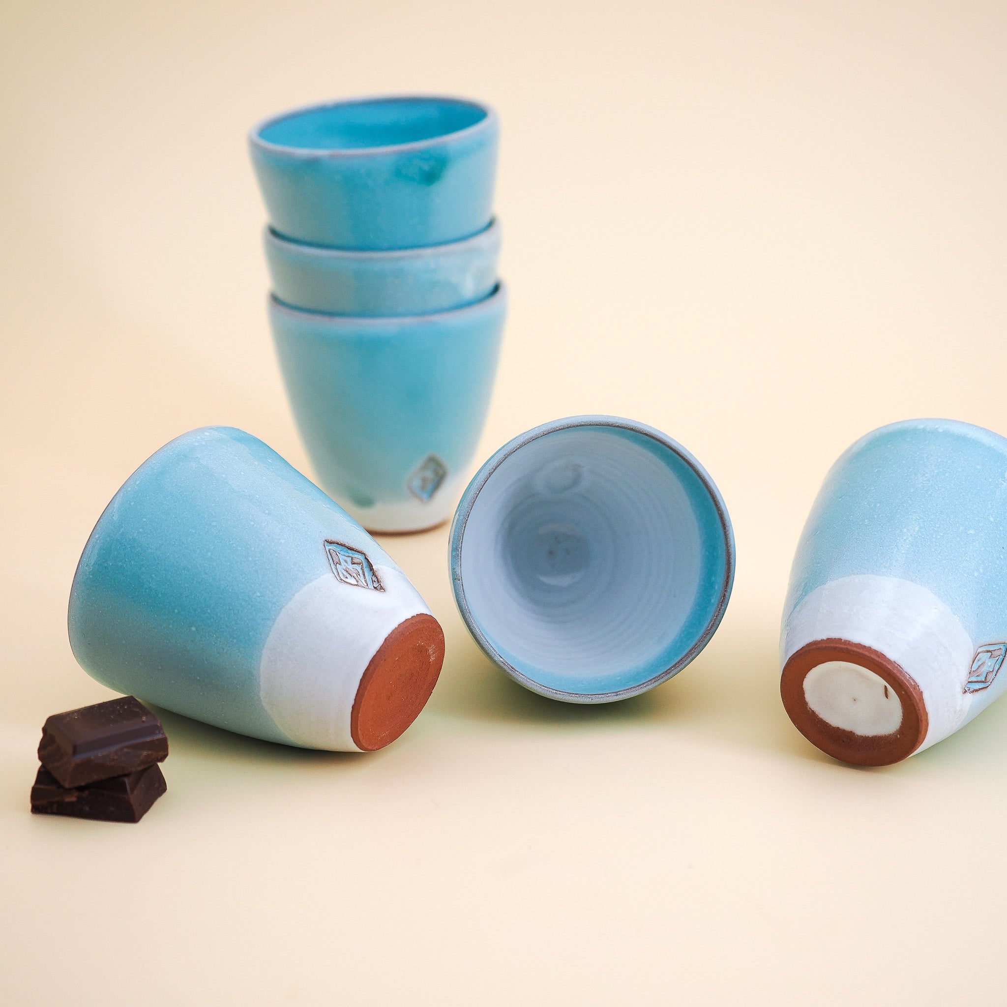 Set de 4 - Tasse à café Nuage