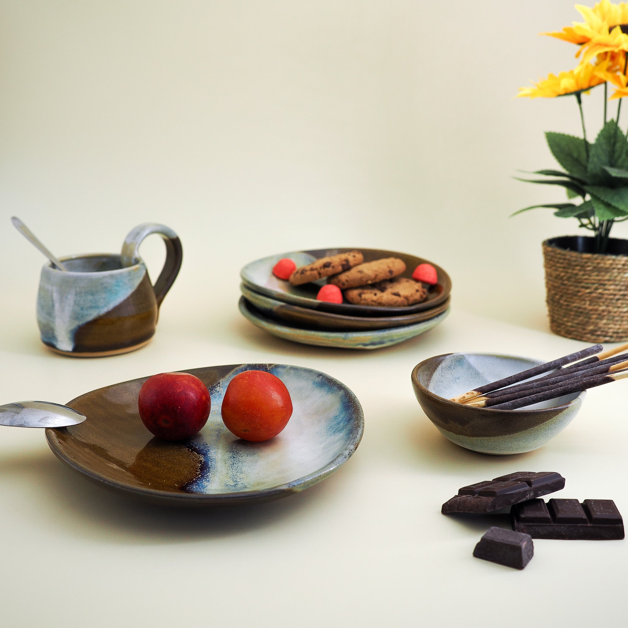 Assiette à dessert Rivage